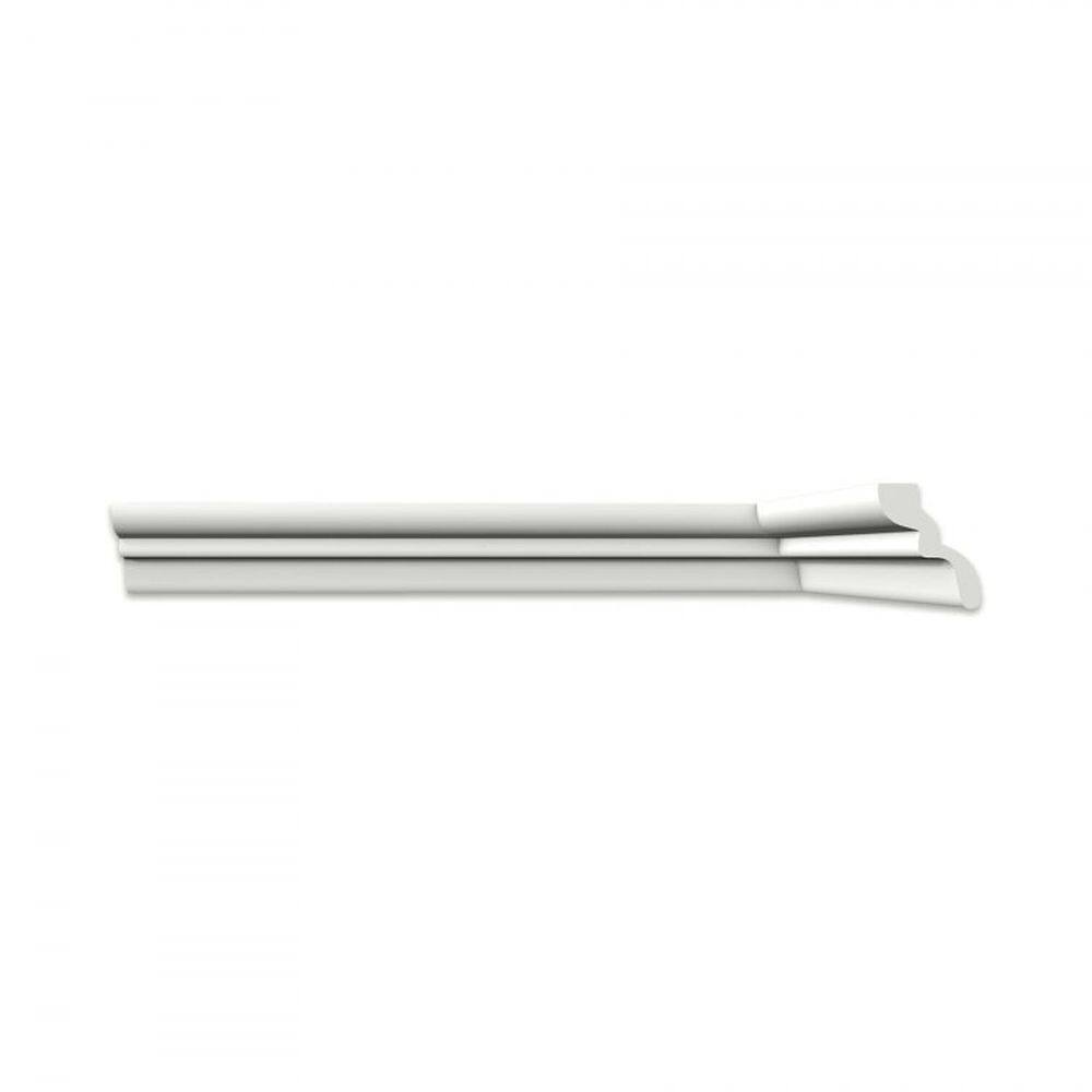 Kit com 15 Barras Roda Teto S50- Perfil de Poliestireno Homestar 30m Branco