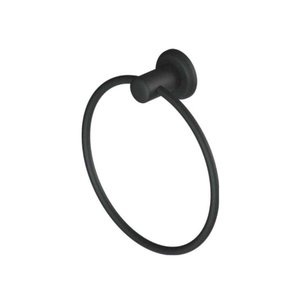 Kit 3 Porta Toalhas Argola Banheiro Durável e Resistente Preto