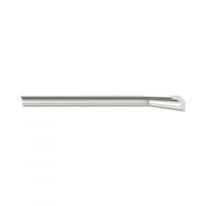 Kit com 20 Barras Roda Teto Perfil de Poliestireno C50 HomEstar 40m Branco