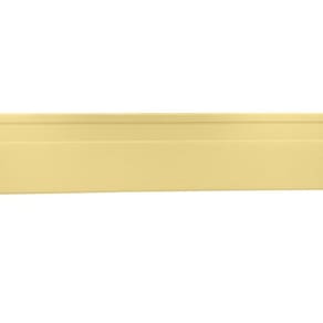 Kit com 30 Barras Rodapé de PVC 10cm x 15mm x 2,40m Master Bariri 72m Marfim