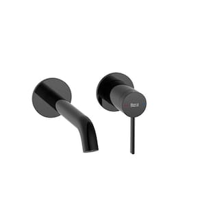 Kit com 2 Monocomando Para Lavatorio de Parede Ona Titanium Black