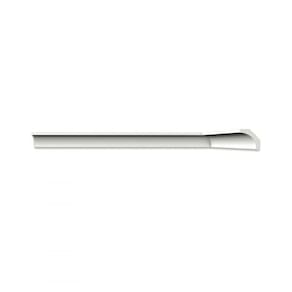 Kit com 10 Barras Roda Teto A5 Perfil de Poliestireno Homestar 20m Branco