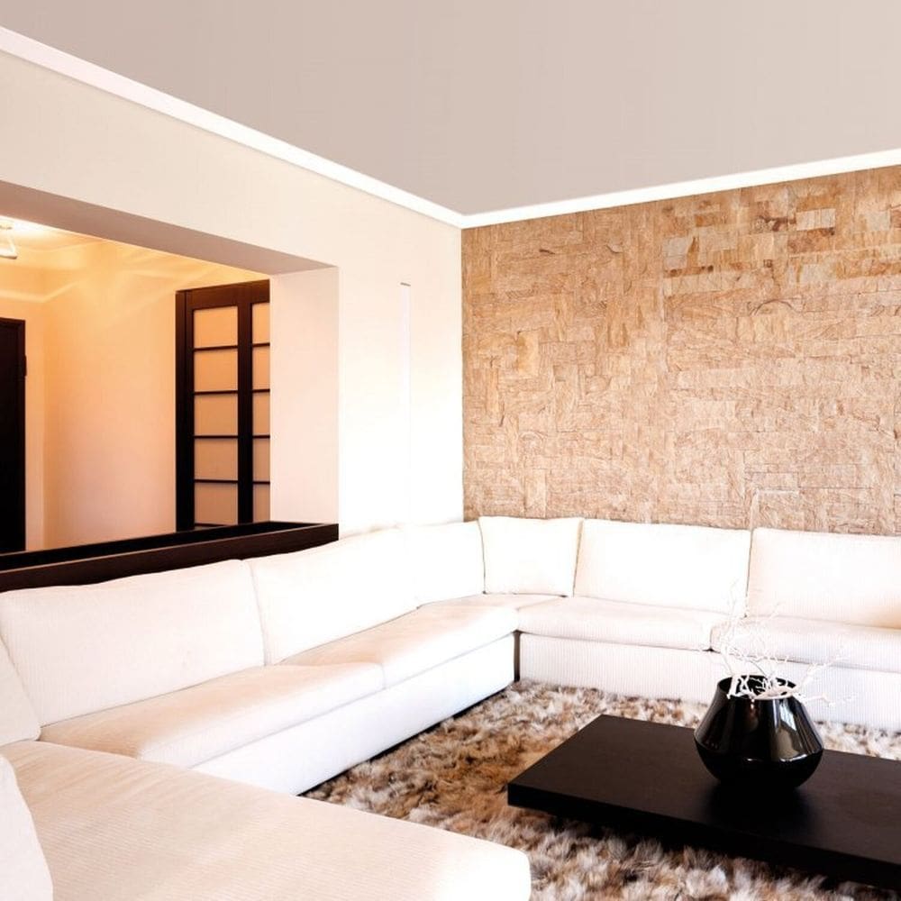 Kit com 15 Barras Roda Teto L30 Perfil de Poliestireno Homestar 30m Branco