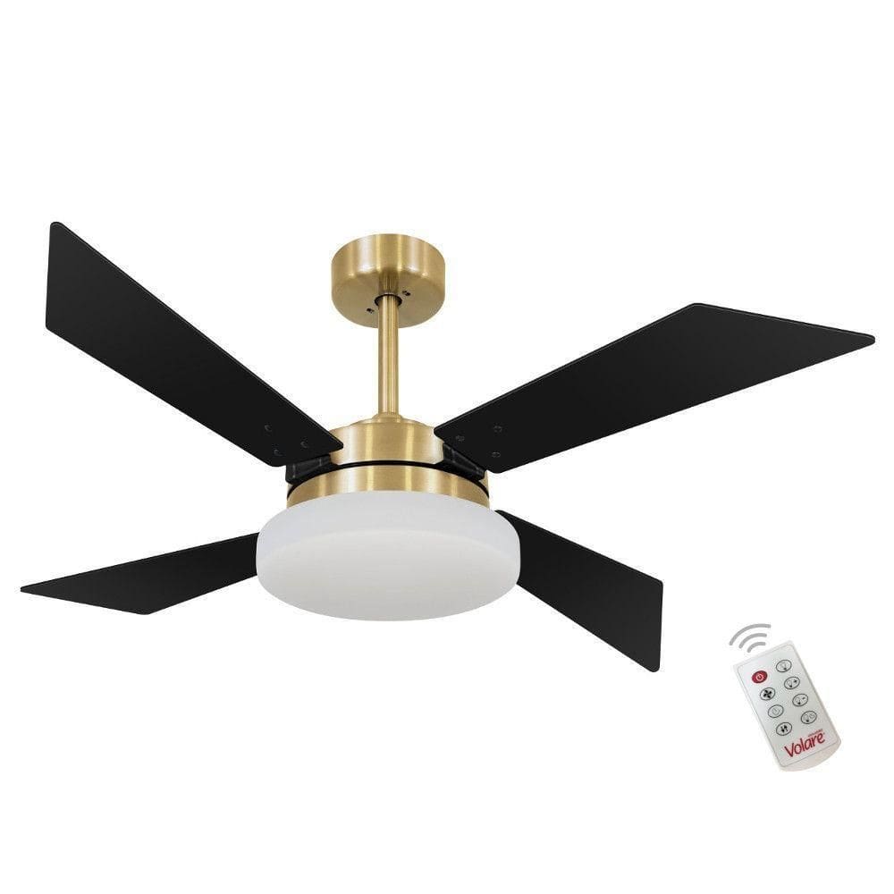 Ventilador Volare Tech Preto 127V E Controle Remoto