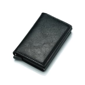 Carteira RFID Porta Cartão Minimalista Em Couro alta qualidade