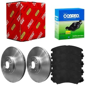 Kit Pastilha Disco Dianteiro Ventilado Tucson 2005 a 2010