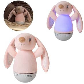 Luminária de Mesa Lâmpada Led Mágica Musical Baby Style Infantil Bebês Crianças Luz Noturna com Melodias Troca de Cores Temporizador Design Infantil