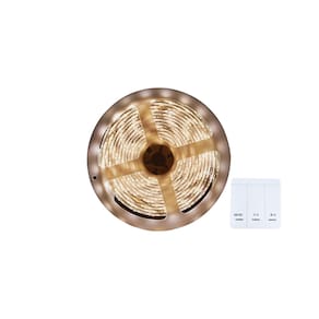 Fita Led Branca Quente Sequencial 3528 234Leds Ip20 12V 5 Metros Com Controle Comando - Aaa Top