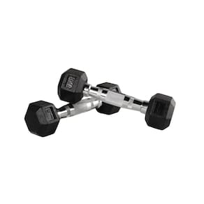 Par de Halteres Sextavados de 8Kg