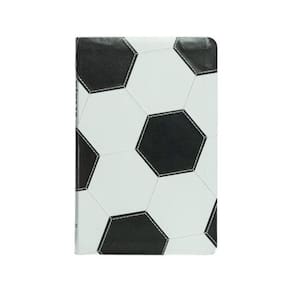 Bíblia Nvi Slim, Capa De Futebol, Couro-Soft Preto E Branco, Luxo