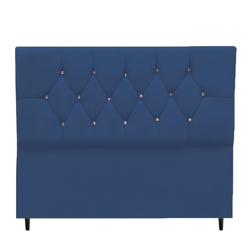 Cabeceira Cama Box King 195 cm Geovana Suede