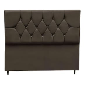 Cabeceira Cama Box Estofada Queen 160 cm Geovana Suede