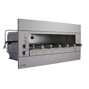 Churrasqueira a Gás Natural de Embutir Titan Prime Suprema 6 Espetos Rotativos 220V