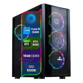 PC Gamer TOP Concórdia Processador i5 12400 16GB SSD 512GB Placa 3050 Fonte 600w