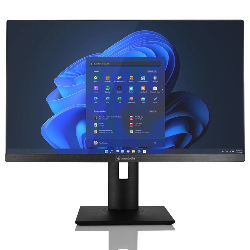 Computador All In One Concórdia Core I3 10100 8gb Ddr4 Ssd 240gb 23.8`` Full Hd Webcam Wifi