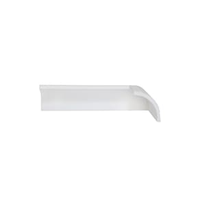 Rodateto de Poliestireno 6,5cm X 80mm Liso Metro Linear-5101b1 - Barra com 2,0 Ml - caixa com 2 Unidade - Branco