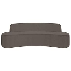 Sofá 5 Lugares Para Sala De Estar Living 280cm Koane D06 Bouclê Castor - Mpozenato