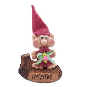 Duende Rosa da Virtude Energia Próspera da Amizade 10 cm