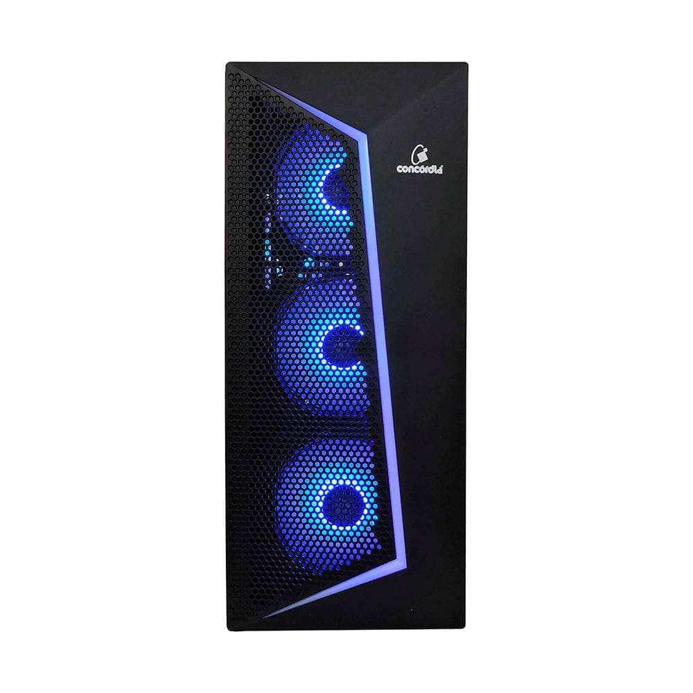 Gabinete Gamer Concórdia Storm X360 Rgb Com Fans e Fonte 500w 80 Plus Automática