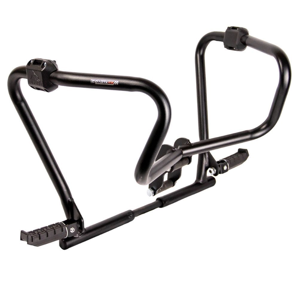 Protetor de Motor e Carenagem Coyote Com Pedaleiras Preto - Bros NX-R 160 ano 2024 em Diante - Honda