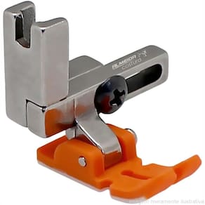 Calcador Da Reta De Teflon Para Costura Geral E Pregar Zíper Regulável - Tk-H551