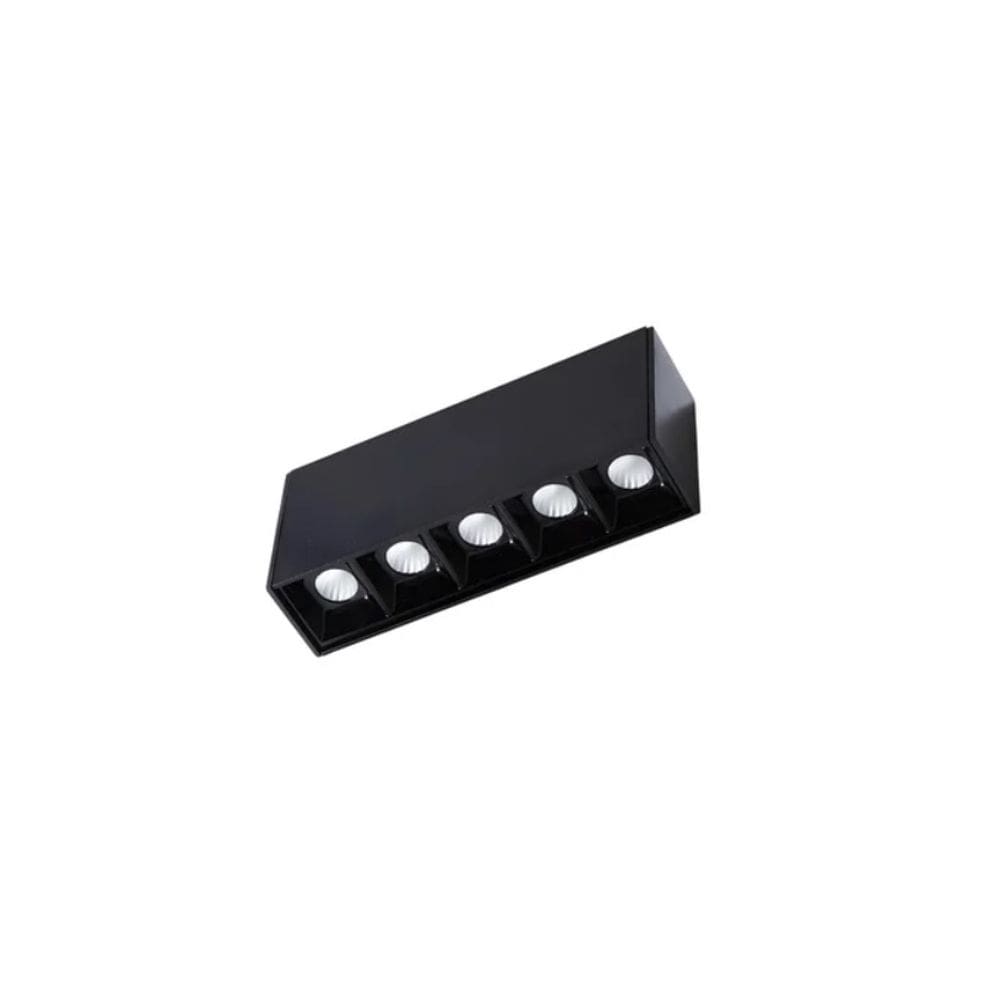 Gaya Spot Led Focco Sobrepor Preto 10w 24º 2700k 800lm