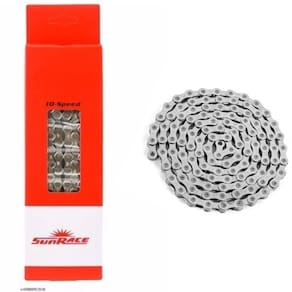 Corrente SunRace 10V 116 Elos - Resistente e Durável
