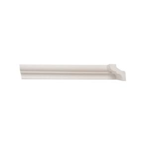 Kit com 15 Barras Rodateto de Poliestireno 3,5cm X 30mm Liso 30m Branco