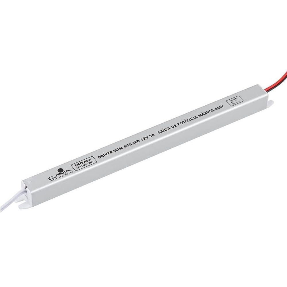 Gaya Fonte Para Fita Driver Slim 12v 5a 60w Bivolt