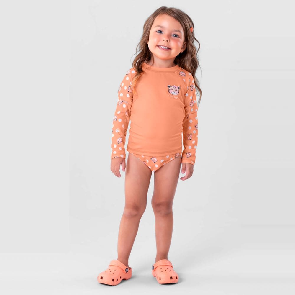 Biquíni em malha UV infantil menina Brandili