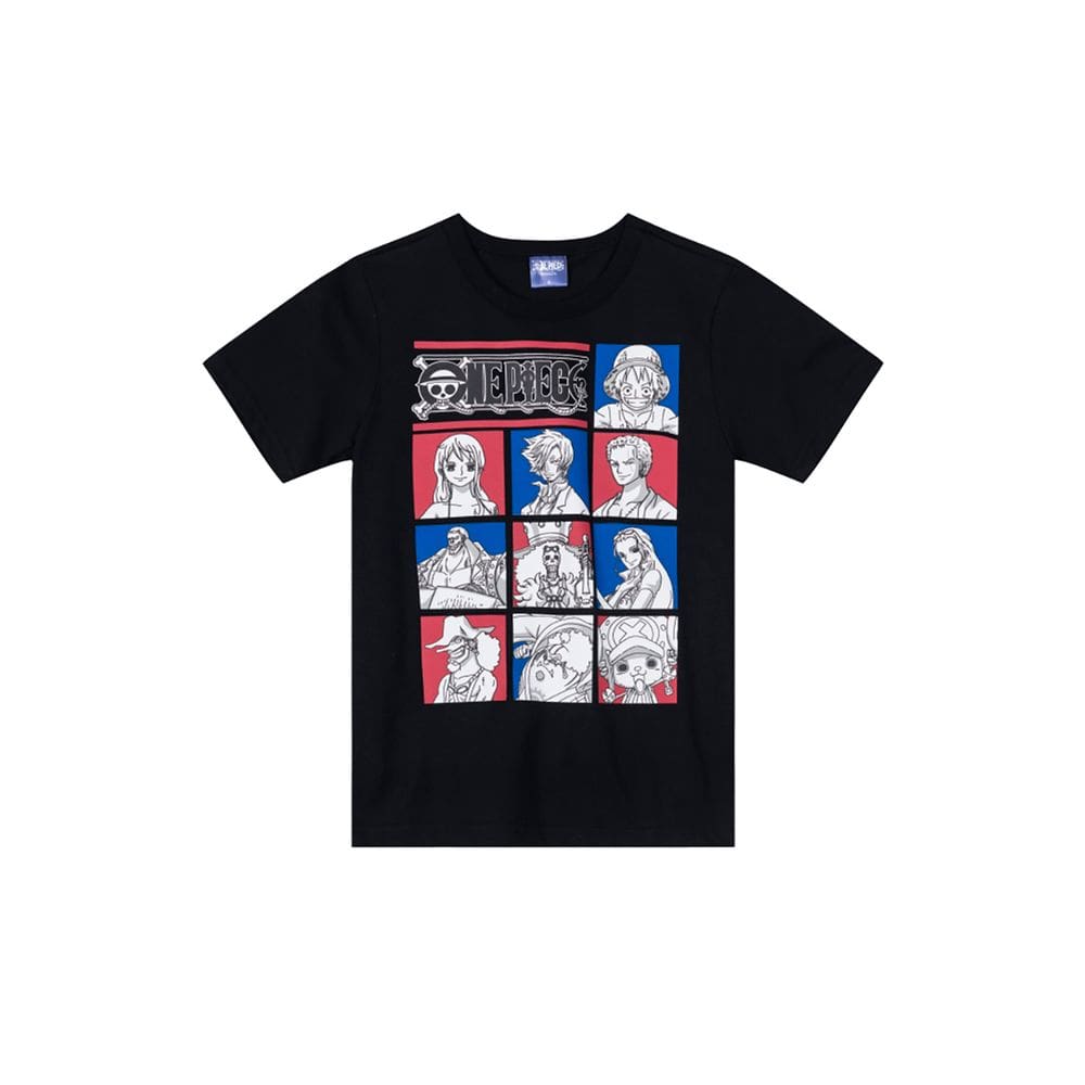 Camiseta One Piece infantil unissex Brandili