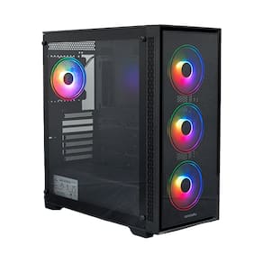 Gabinete Gamer Concórdia Monster 4 fans ARGB Fonte 500w 80 Plus Bronze