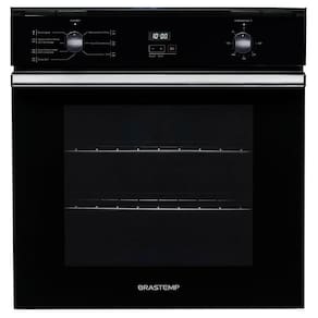 Forno De Embutir Elétrico Brastemp 84 Litros Preto Com Convecção E Timer Touch BOC84AE220V