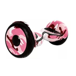 Hoverboard 10 Polegadas Rosa Camuflado Skate Elétrico
