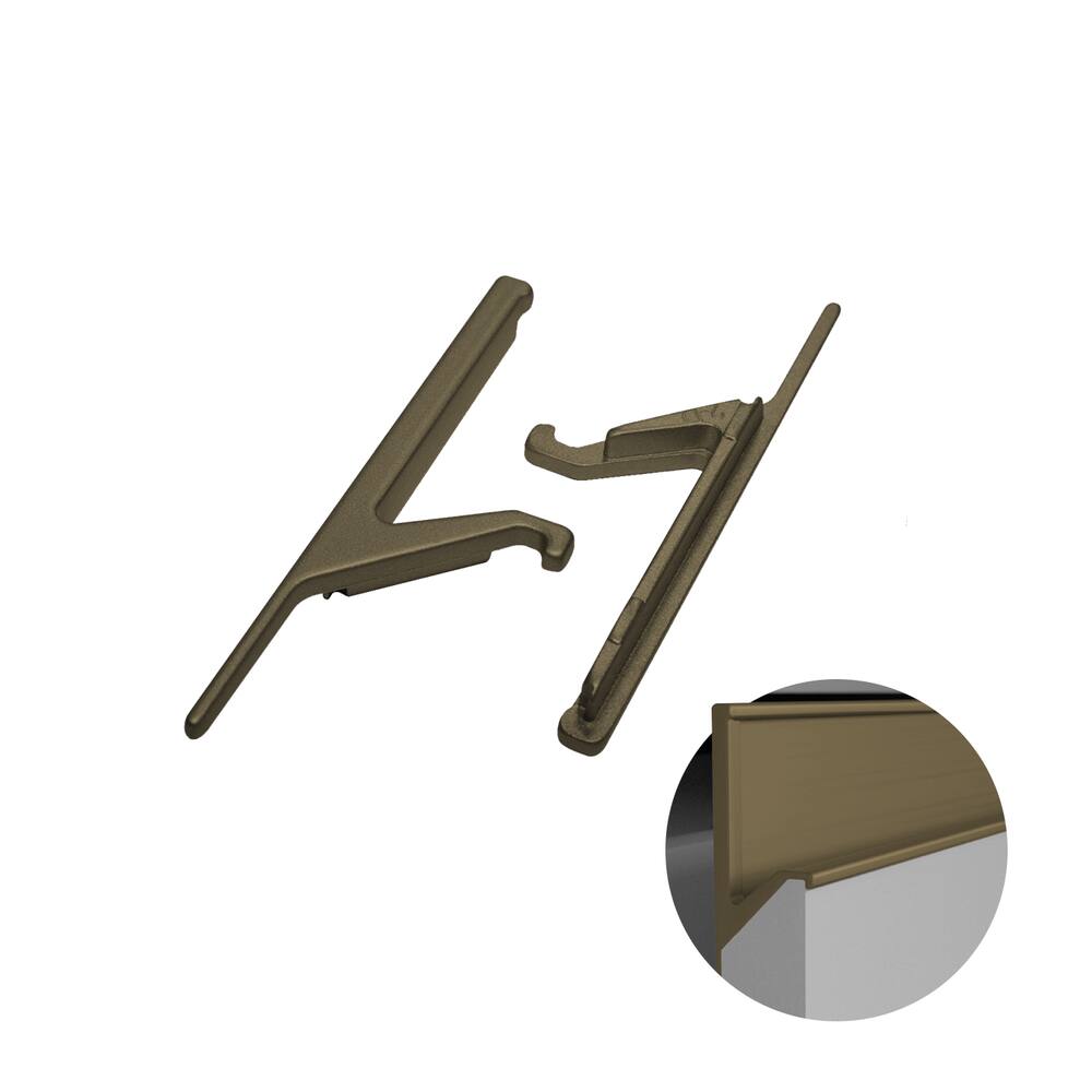 Ponteira Para Puxador Cava Bronze de 18 Mm 0240 Dmt