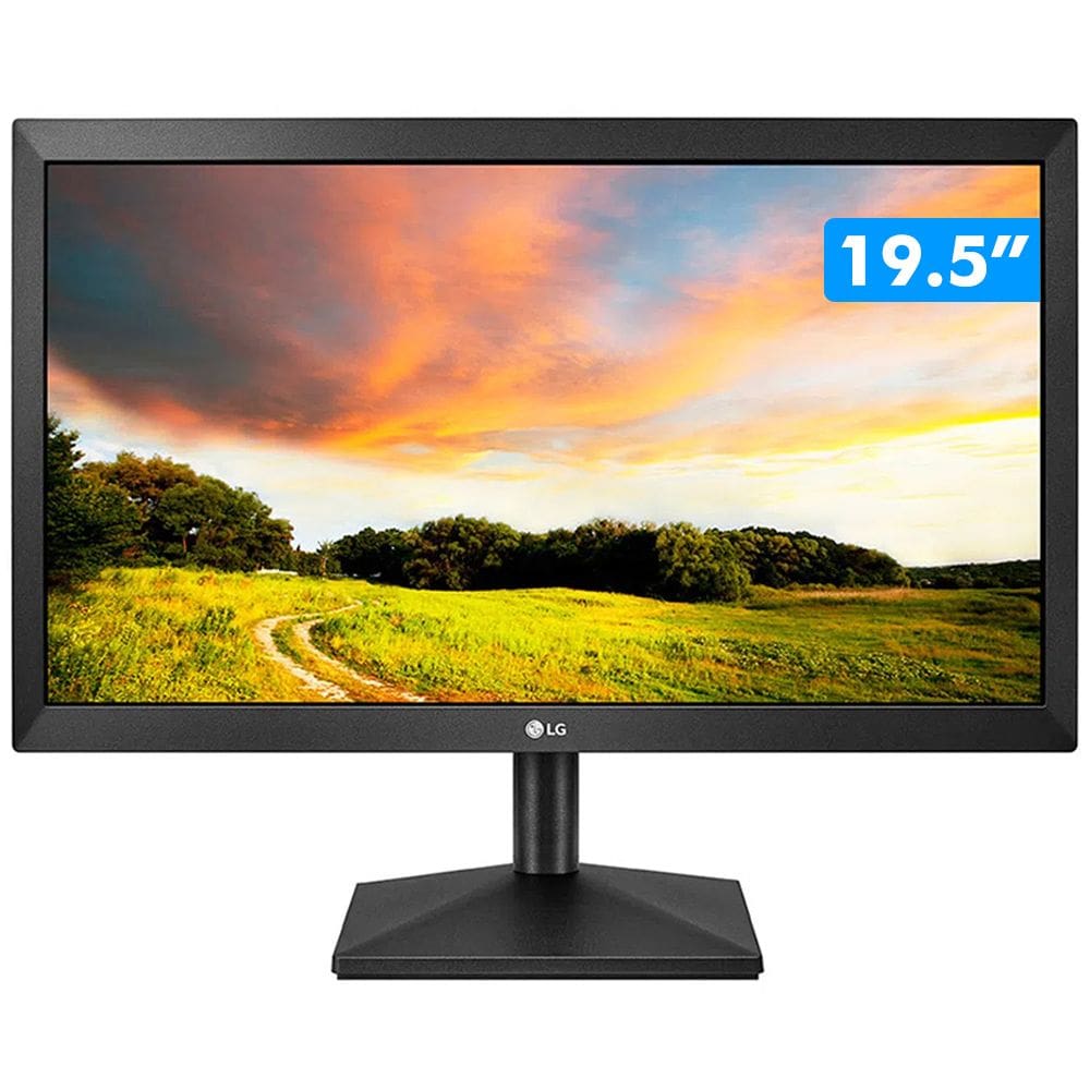 Monitor Lg 19.5" Hd Led Hdmi, Wide, Vga, 2ms, Ajuste De Inclinação, Bivolt - 20mk400h
