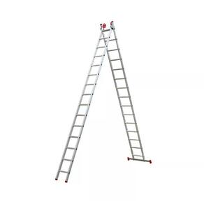 Escada de Aluminio Botafogo Extensiva Dupla 4,50X8,40 15D