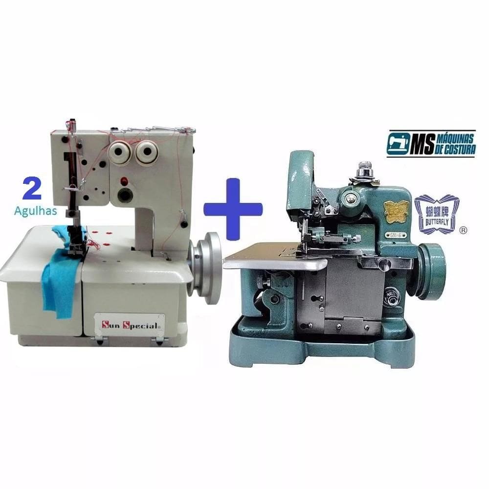 Overlock, Overloque + Galoneira (colarete)2 Agulhas- SS