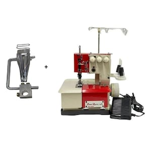 Galoneira Sun Special vermelha 3 agulhas+vies fita 25mm