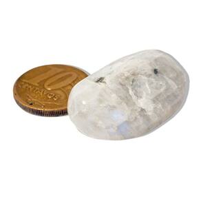 01 Pedra da Lua Verdadeira Natural Rolado 10 a 20g Classe B
