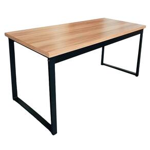 esa Escrivaninha Office Estilo Industrial 150x60x70 Nogal/Preto