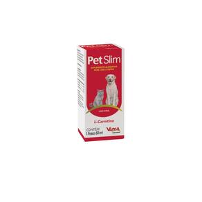 Suplemento Alimentar Pet Slim 50ml p/ Cães e Gatos - Vansil