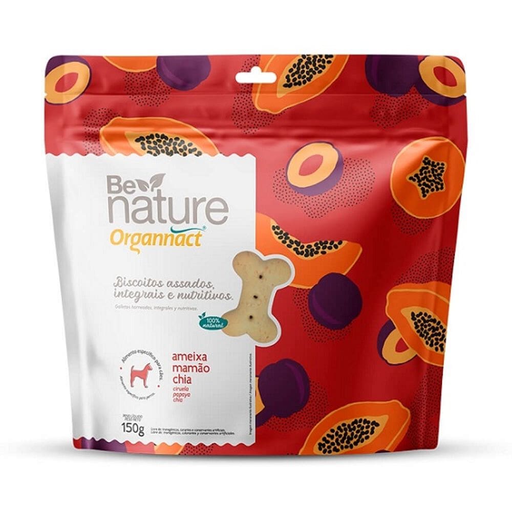Biscoito Be Nature Ameixa 150G - Organnact