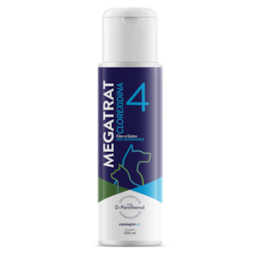 Shampoo Dermatológi Megatrat Clorexidina 250ml 4% - Centagro
