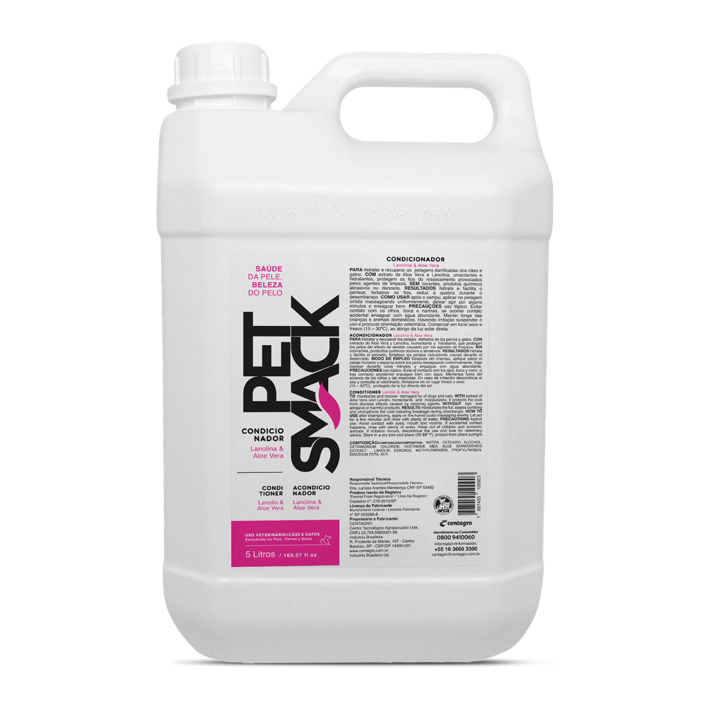 Pet Smack Condicionador 5kg - Centagro