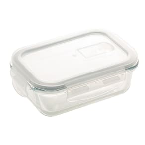 Pote Hermético de Vidro com Tampa Plástica 370ml