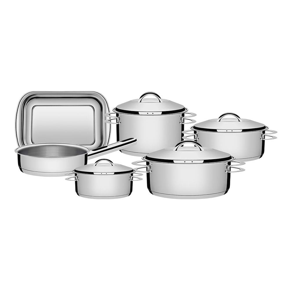 Jogo de Panelas Fundo Triplo Tramontina Solar 65500000 Inox