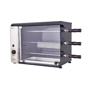 Churrasqueira a Gás de Bancada Vertical Titan Stand 3 Espetos Giratórios 127V