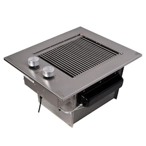 Churrasqueira a Gás Natural de Embutir Titan Grill Diamond Premium sem Tampa