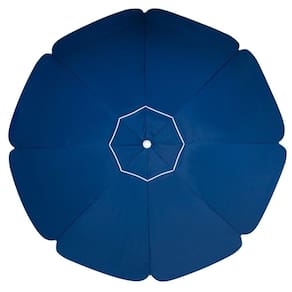 Guarda-Sol Mor com Manivela, 2,50 metros, Azul